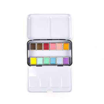 Prima Watercolor Confections Pastel Dreams 12 pans closed pack for easy storage