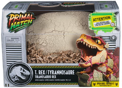 Primal Hatch T-Rex hatching from egg sparks tactile, imaginative play.