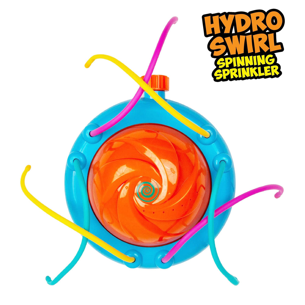 Prime Time Hydro Swirl helps water the lawn while kids splash.