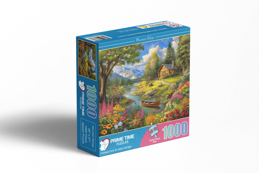 Prime TIme Puzzles 1000-piece adult puzzle—precision-cut pieces for a satisfying build