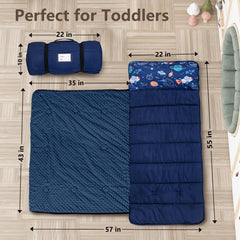 Primlect nap mat with fleece blanket ideal for travel and daycare