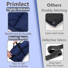 Primlect nap mat with portable handle for quick roll-and-go
