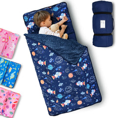 Primlect nap mat with removable pillow for easy post-nap refresh