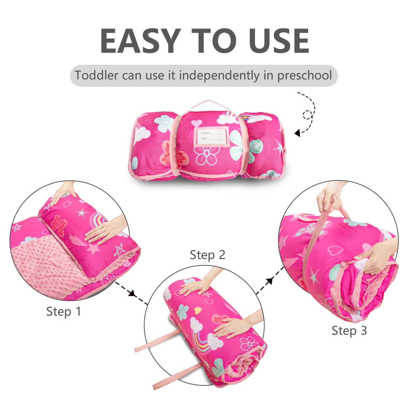 PRIMLECT daycare setup with nap mat ready for rest