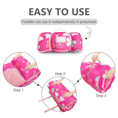 PRIMLECT daycare setup with nap mat ready for rest