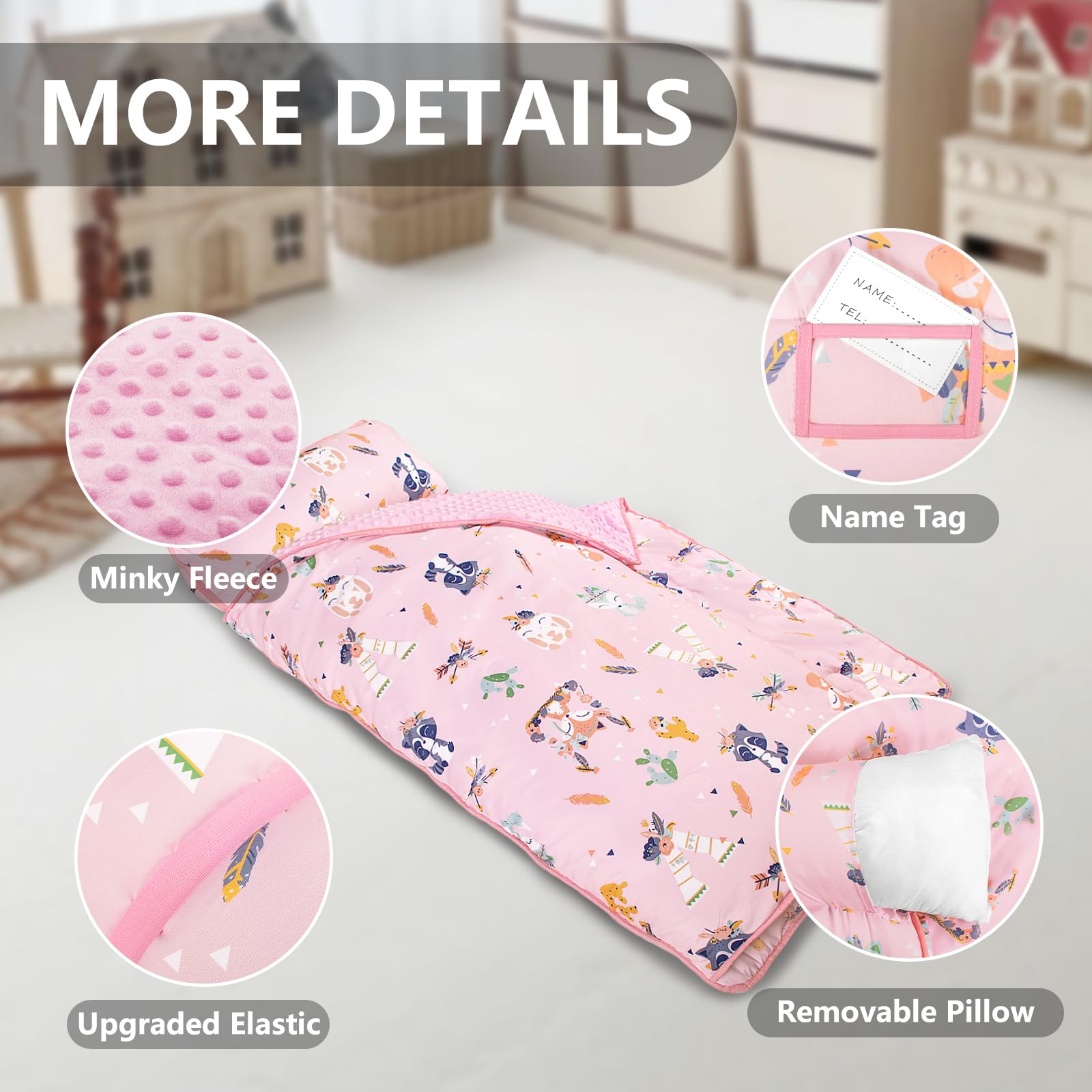PRIMLECT nap mat ideal for daycare and preschool naps.