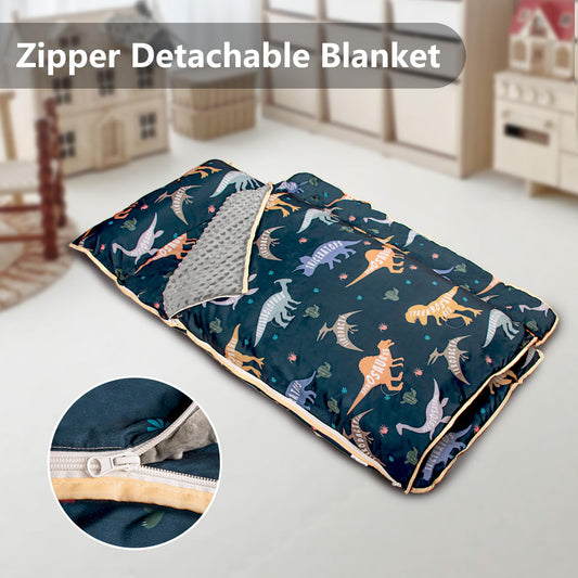 Detachable blanket feature on PRIMLECT nap mat for easy cleaning