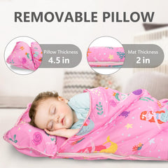 PRIMLECT nap mat with elastic bands securing during naps.