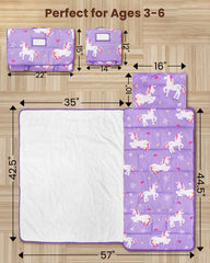 Primlect nap mat quick-snap buttons for easy fastening