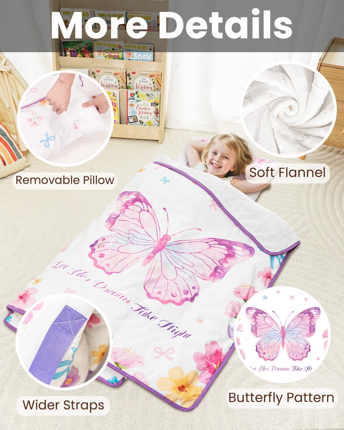 PRIMLECT nap mat reinforced seams for durable use