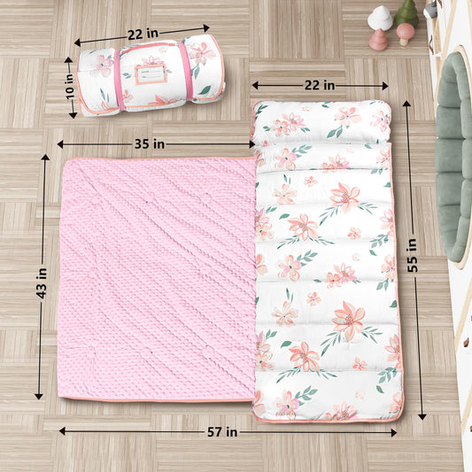 Primlect nap mat with removable pillow for customizable rest