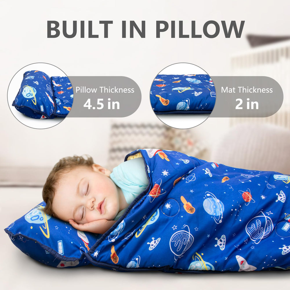PRIMLECT nap mat size 55x35 inches, extra-large space for toddlers.