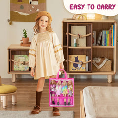 Primo Lines doll tote with sturdy handle for easy carrying.