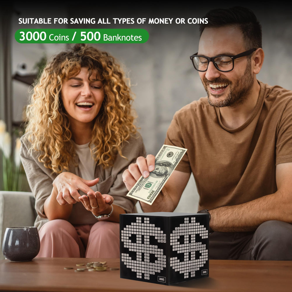 Primo Lines Money Saving Box compact height fits on a shelf