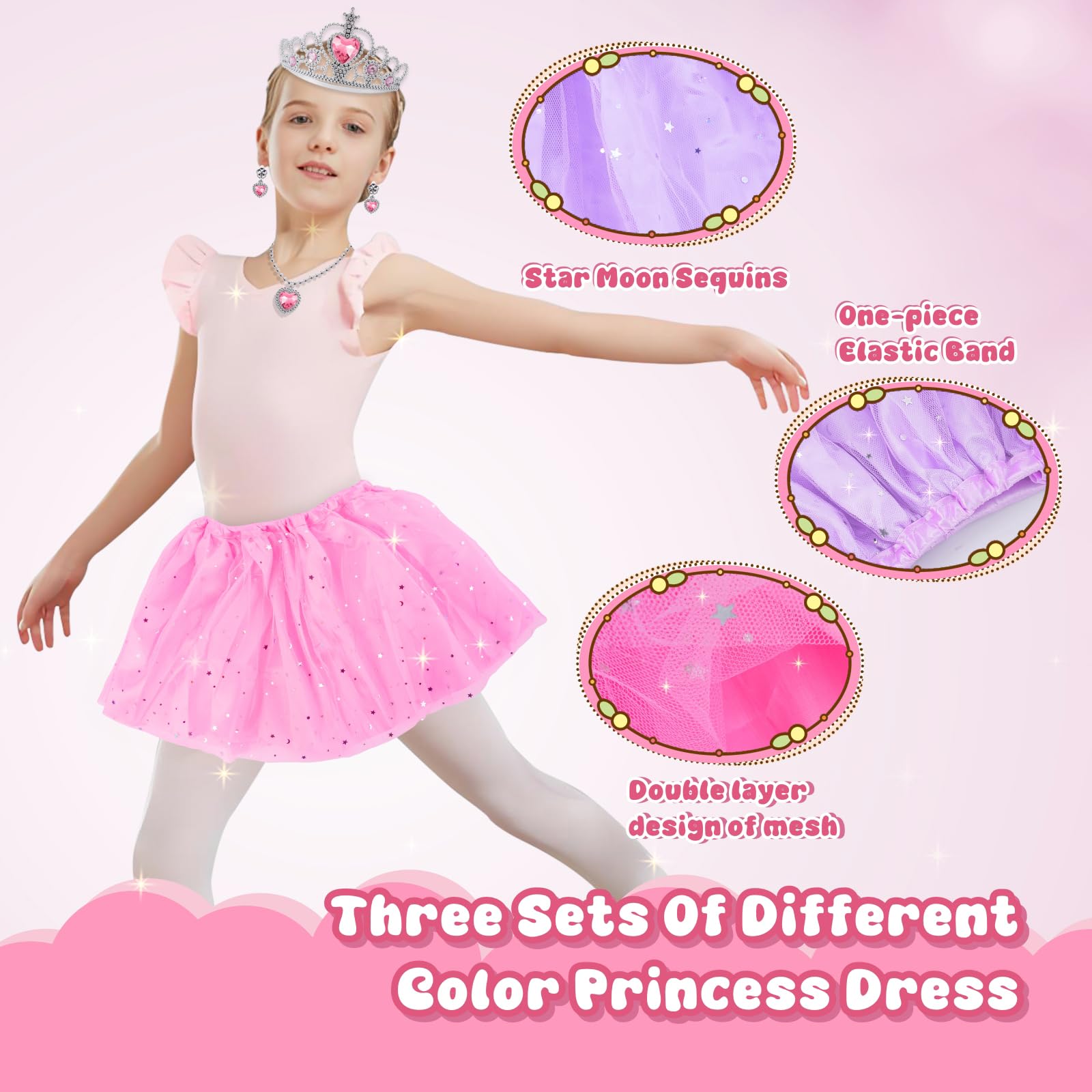 Storage box keeps Princess Costume for Girls accessories organized after play