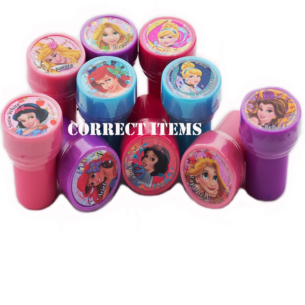 Princess Disney stampers featuring assorted characters for crafts.