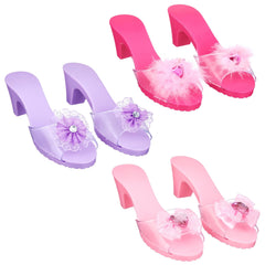 Princess Expressions lavender flower shoe showcasing radiant detail for imaginative pretend play.