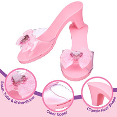 Princess Expressions storage case keeps toddler shoes organized for easy transport and gifting.