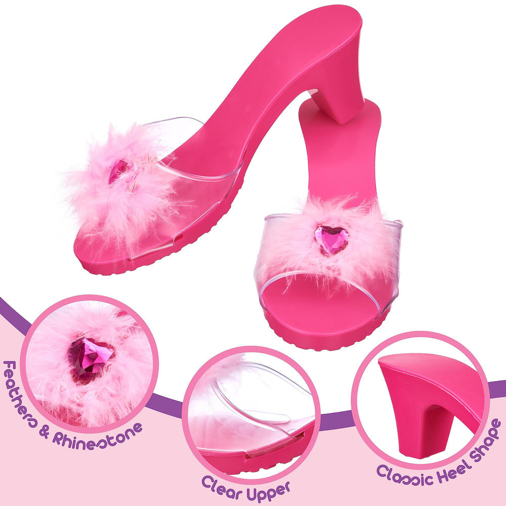 Princess Expressions slip-on design for quick costume changes during party play.