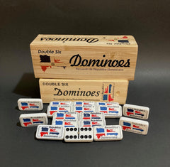 PRK 14 28-tile double-six domino set ready for classic play