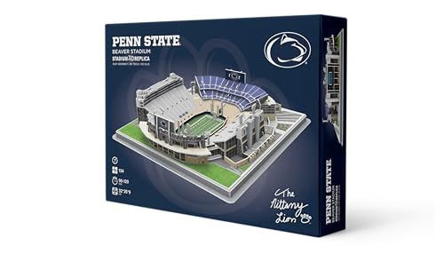 Pro-Lion Beaver Stadium front view showing vibrant Penn State colors