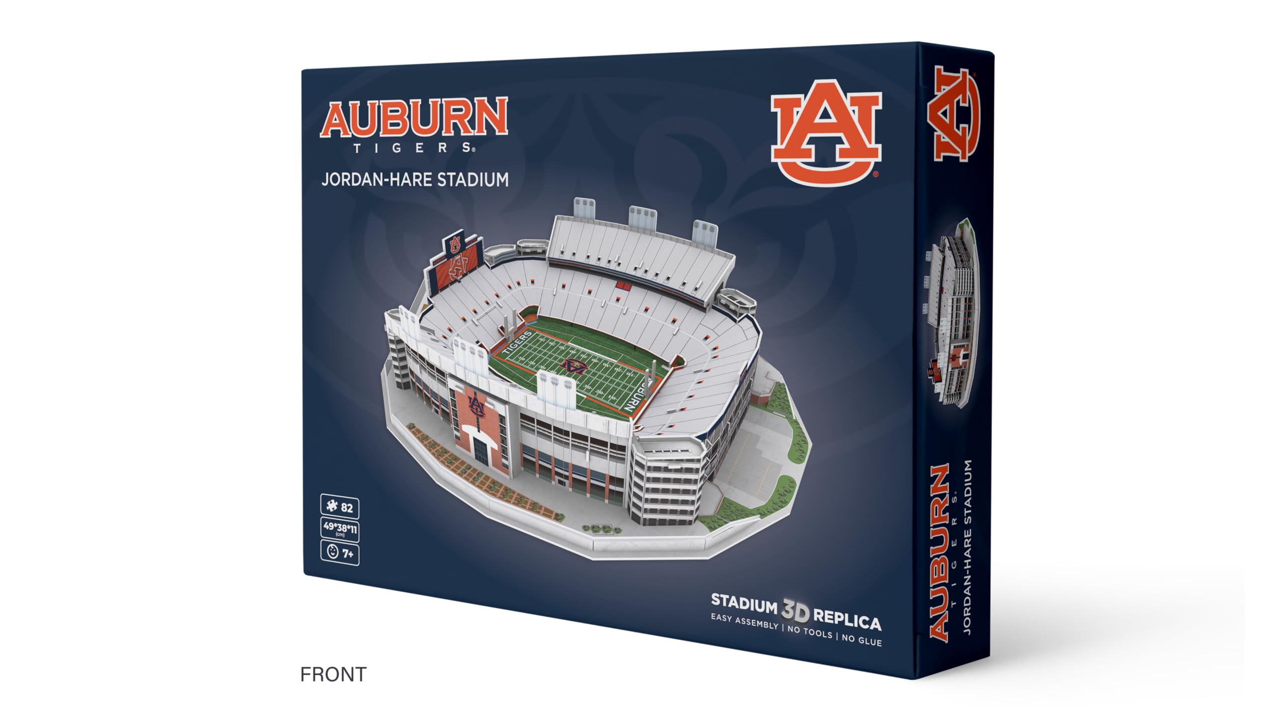 Pro-Lion detailed stadium model highlighting Auburn colors and design.
