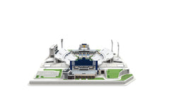 Pro-Lion Milan Puskar Stadium puzzle pieces assemble easily for family nights.