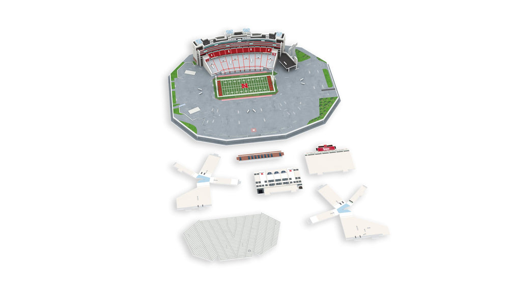 Pro-Lion Memorial Stadium display piece with detailed design