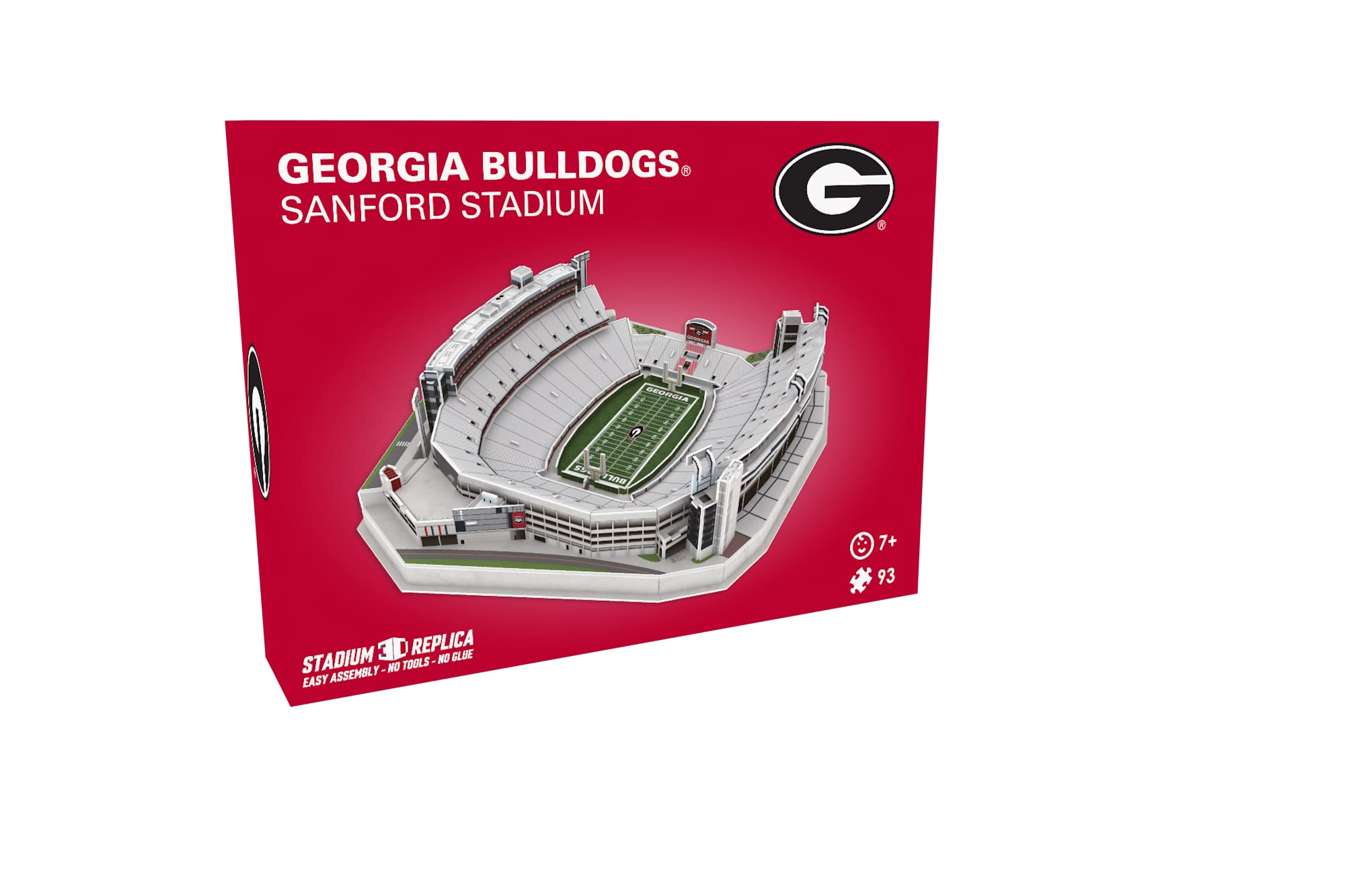 Pro-Lion Sanford Stadium construction pieces laid out for assembly