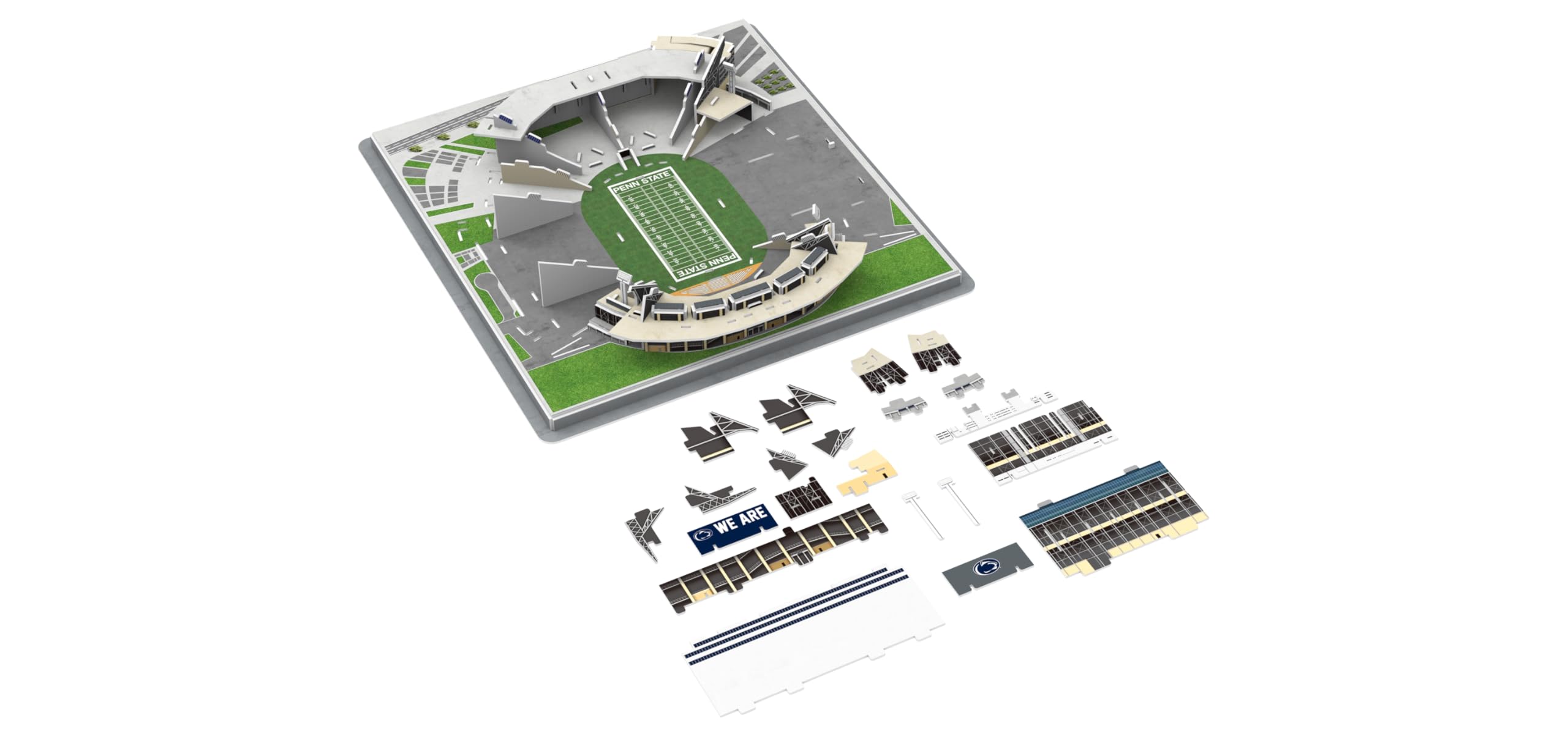 Pro-Lion stadium exterior and stands as collectible decor