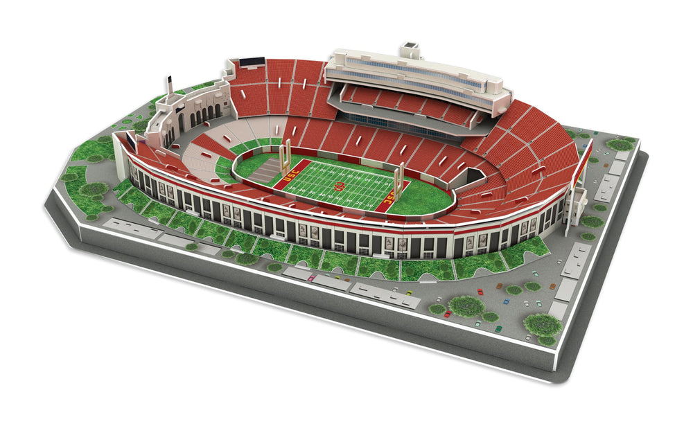 Pro-Lion USC Trojans 3D puzzle detail for vibrant colors and authentic features