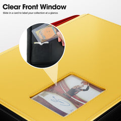 ProCase side-loading pockets simplify inserting and organizing your 3x4 cards.