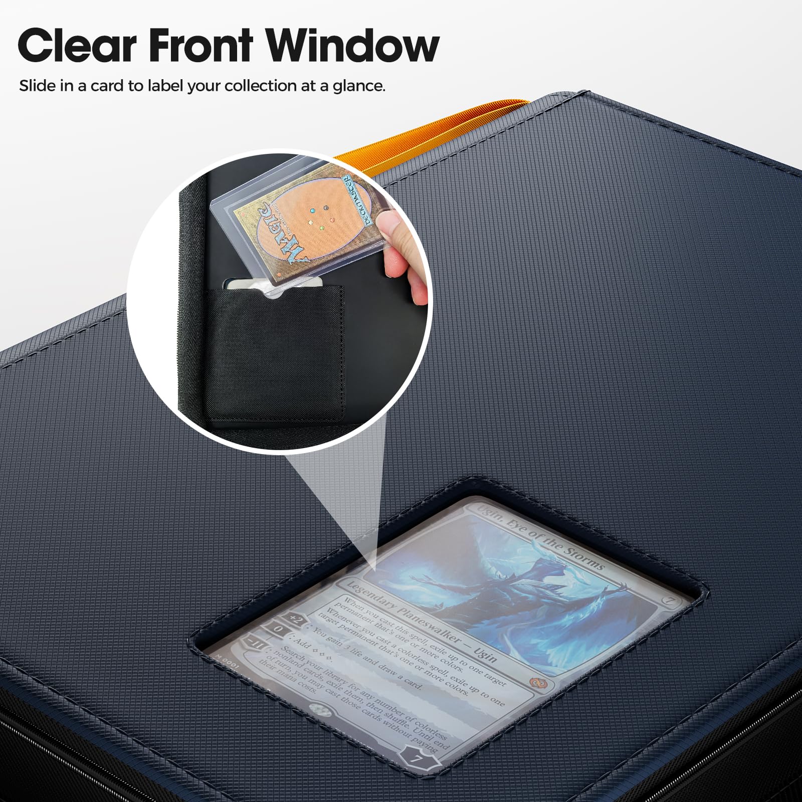 ProCase side-loading pockets for quick card insertion and organization