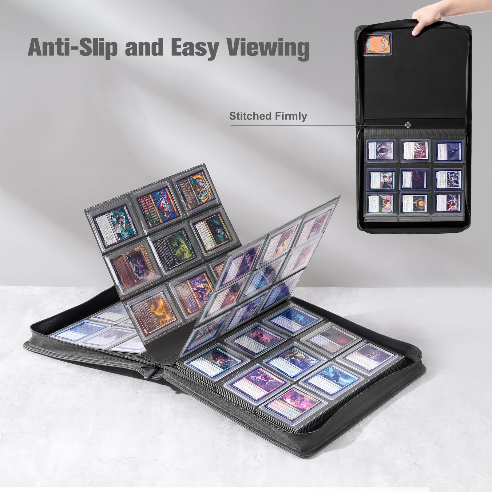 ProCase PU leather close-up highlights premium texture and water resistance