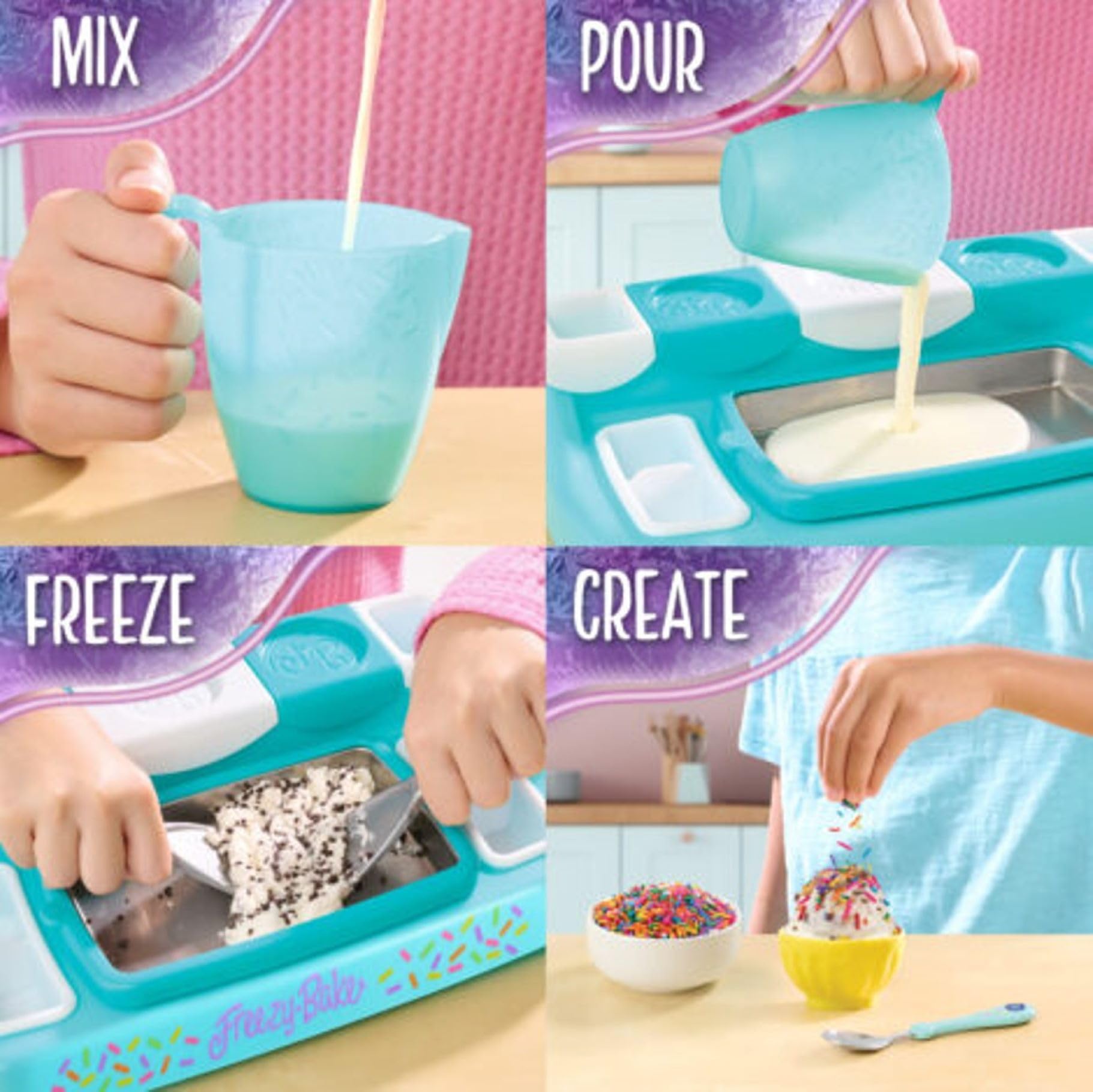 ProductMix Freezy Bake Strawberry with Shortcake for colorful frozen treats.