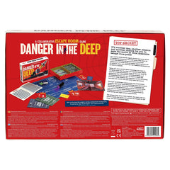 Professor PUZZLE Danger in The Deep game cover sets the theme