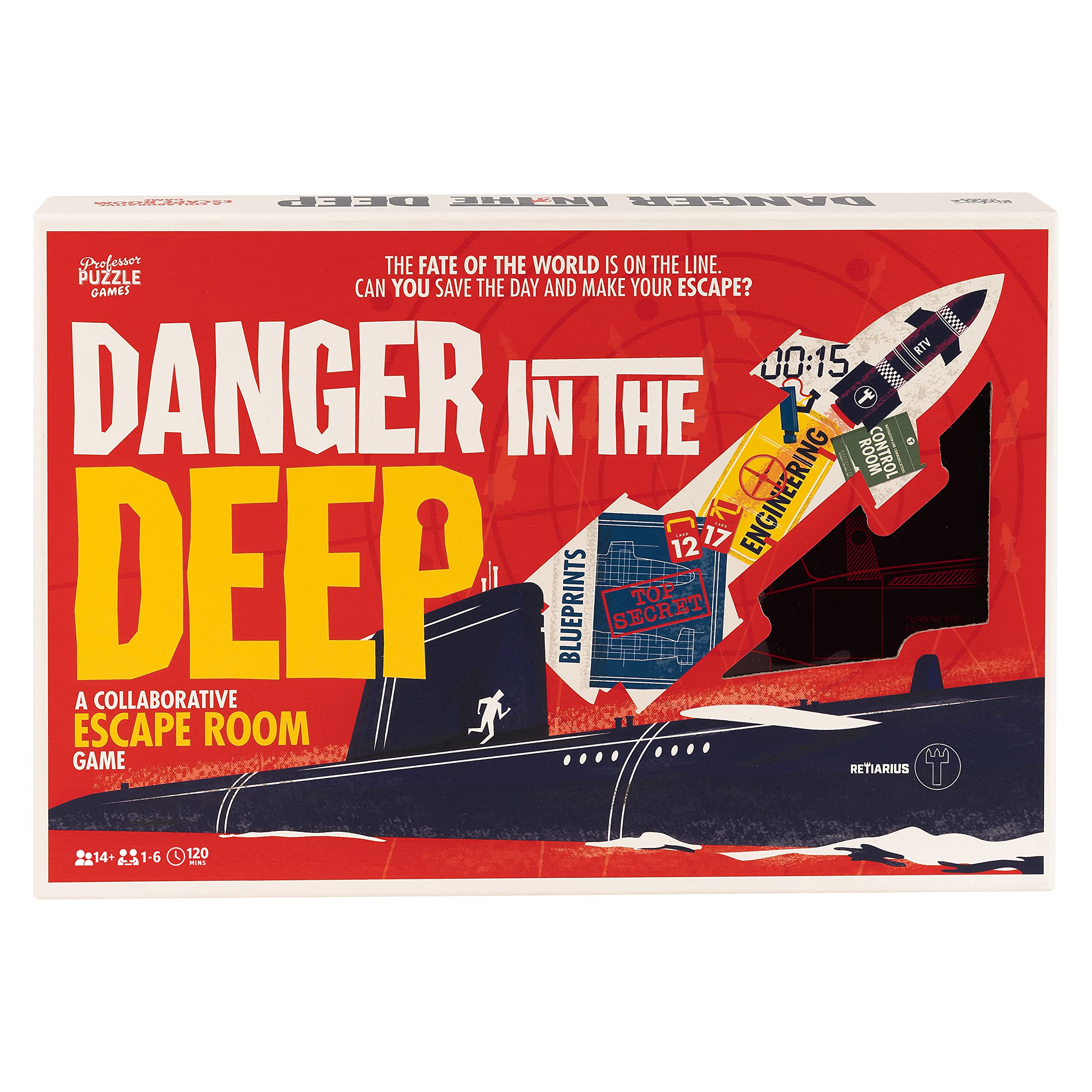 Professor PUZZLE Danger in The Deep instruction page provides setup tips