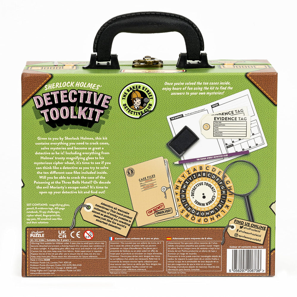 Professor PUZZLE Detective Toolkit cipher wheel for decoding mystery clues