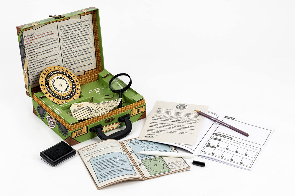 Professor PUZZLE Detective Toolkit 40-page notebook for note taking and case tracking