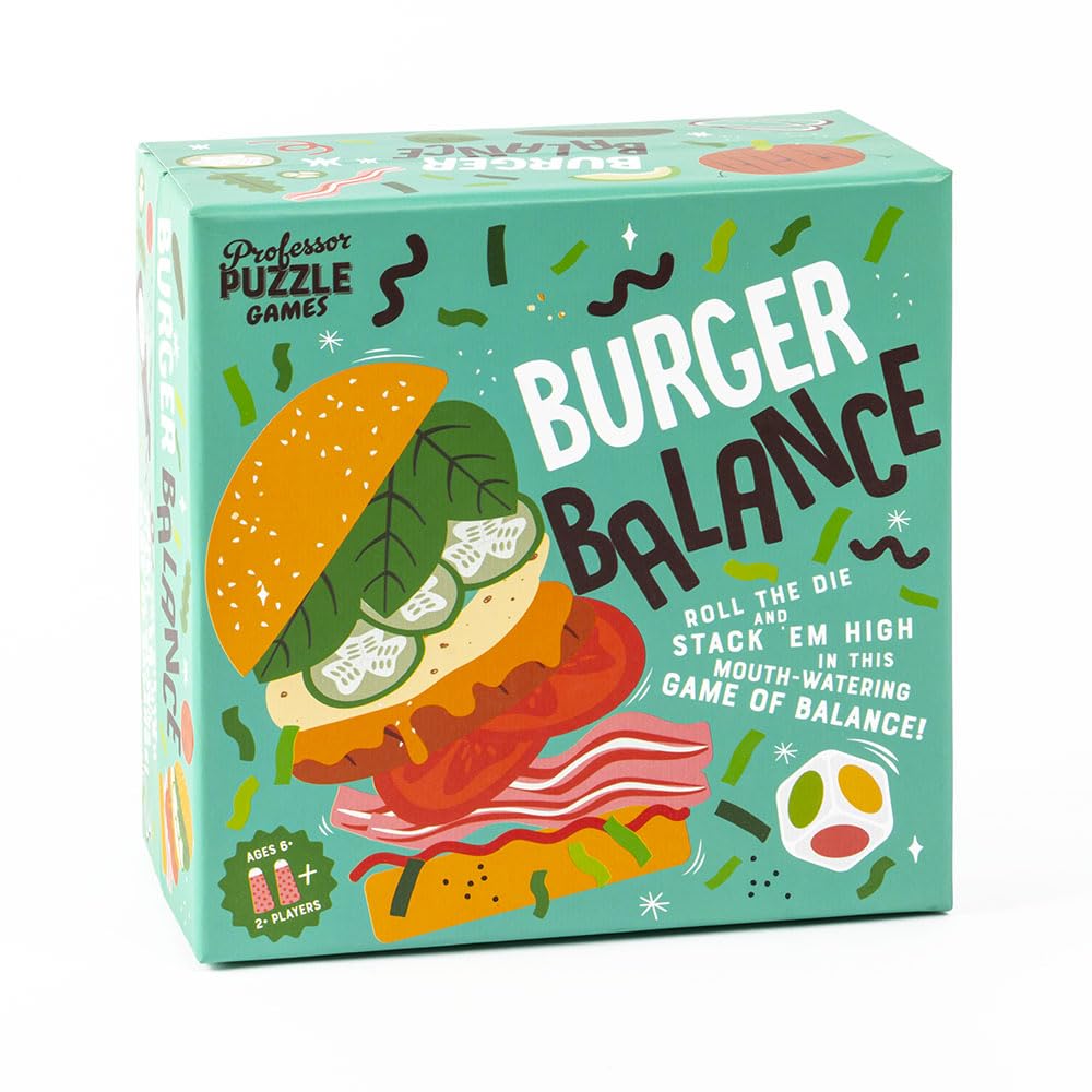 Professor PUZZLE Burger Balance bottle for stacking challenges