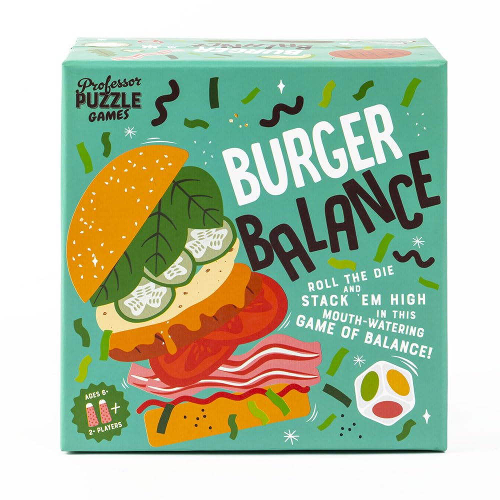 Professor PUZZLE Foodie Games support family friendly play and tabletop fun