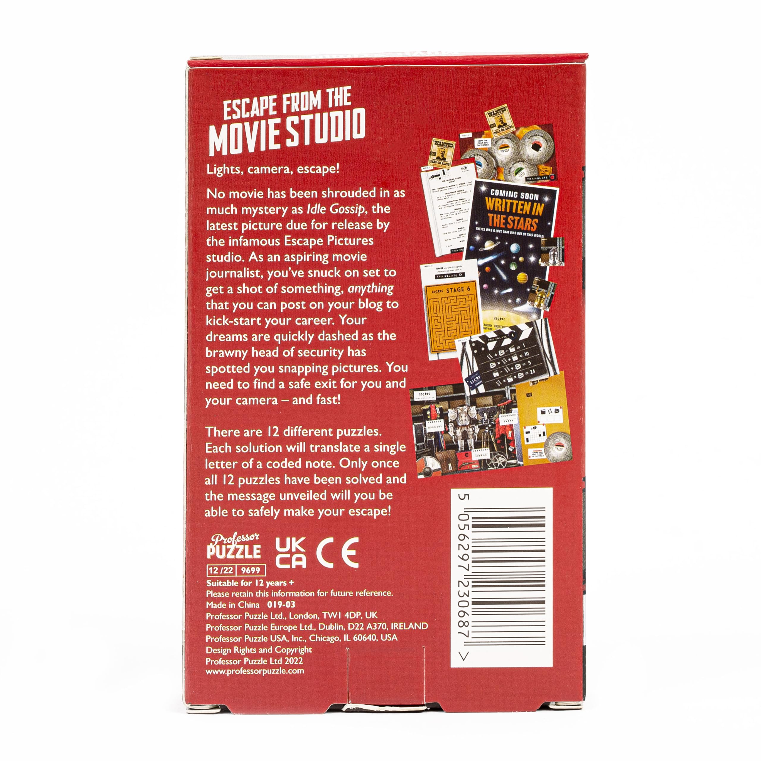 Professor Puzzle Movie Studio key-lock suggests tactile challenges and satisfying puzzle moments.