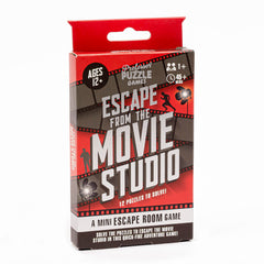 Professor Puzzle Movie Studio note-letter reveals encoded hints guiding the escape sequence.