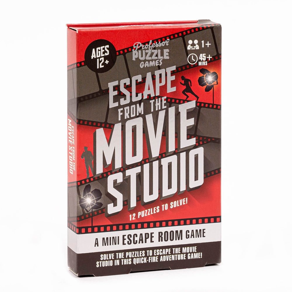 Professor Puzzle Movie Studio puzzle-card showcases clue-driven gameplay for brain-teasing sessions.