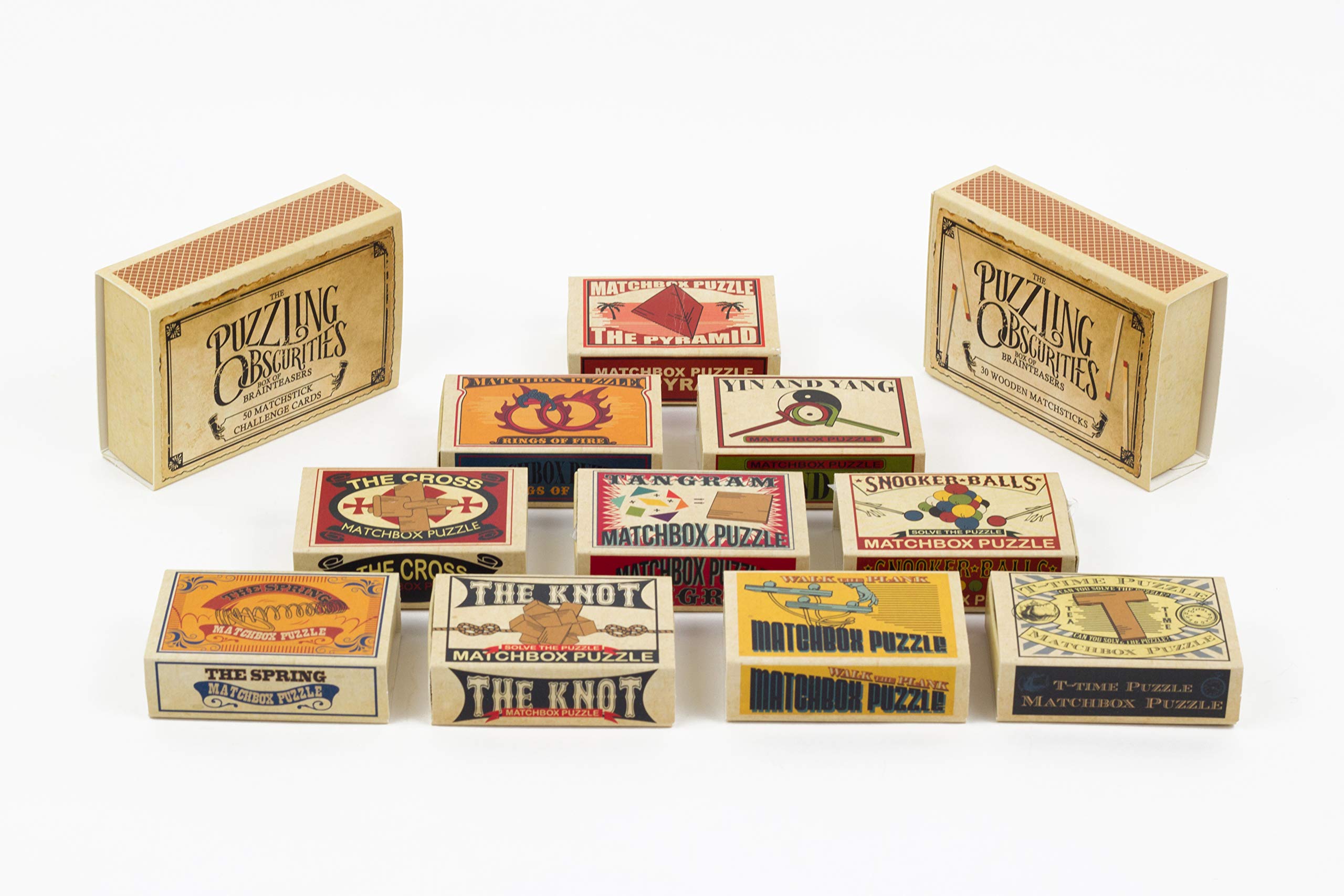 Professor PUZZLE Challenge cards reveal sixty brain teasing tasks.