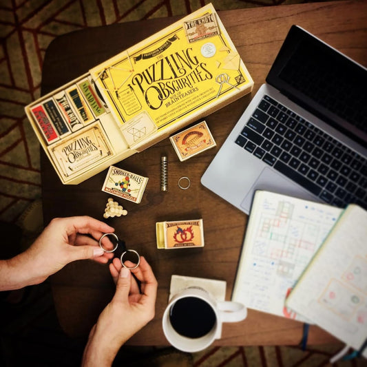 Professor PUZZLE Trapeze puzzle challenging quick thinking and dexterity.