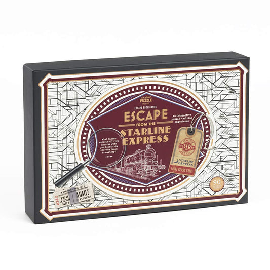 Professor PUZZLE Starline Express cover, inviting group game night intrigue