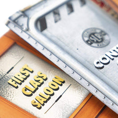 Starline Express envelopes set, clues and mystery items laid out