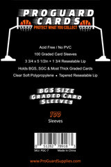 ProGuard Cards protective sleeve fits thick graded cards including SGC slabs