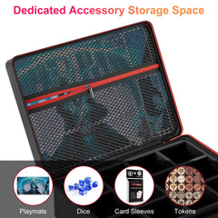 Proijeut 12-slot design with dividers simplifies card sorting and access.